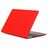 Mobigear Matte MacBook Air 13 palců (2018-2020) Pevný skořepinový kryt na MacBook - Červená - Model A1932 / A2179 / A2337