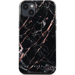 Burga Tough iPhone 14 Hard Case Back cover Shockproof - Rose Gold Marble