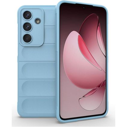 Mobigear Bumpy Samsung Galaxy S25 FE Joustava TPU Suojakuori - Sininen