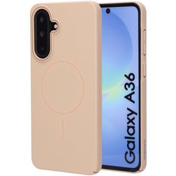 Mobiparts Slim Line Samsung Galaxy A36 MagSafe Hårdt Bagsidecover - Dune Sand