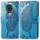Mobigear Butterfly Nokia 6.2 Cover a libro portafoglio - Blu