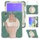 Mobigear SureGrip XGuard iPad Mini 7 (2024) Plastica rigida / Silicone Back cover + Portapenna + Tracolla + Supporto - Verde
