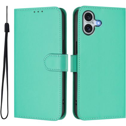 Mobigear Urban Wallet iPhone 16 Plus Funda tipo libro Cartera - Verde
