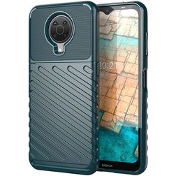 Mobigear Groove Nokia G10 Flexibel TPU Skal - Grön