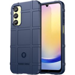 Mobigear Rugged Shield Samsung Galaxy A55 Flexibel TPU Skal Stötsäkert - Blå