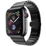 Mobigear Madrid Rustfrit stål Apple Watch Urrem Sommerfuglelås - 49/46/45/44 mm - Sort