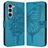 Mobigear Butterfly Samsung Galaxy Z Fold 6 Wallet case - Blue