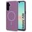 Mobiparts Slim Line Samsung Galaxy A26 MagSafe Hardcase Back cover - Imperial Purple