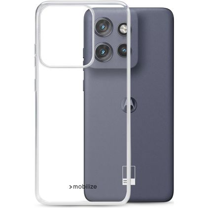 Mobilize Gelly Transparente Motorola Edge 50 TPU flexible Carcasa - Transparente