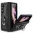 Mobigear Armor Ring Samsung Galaxy Z Fold 5 Hardcase Back cover Antiurto con anello - Nero
