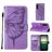 Mobigear Butterfly Sony Xperia 1 IV Funda tipo libro Cartera - Morado