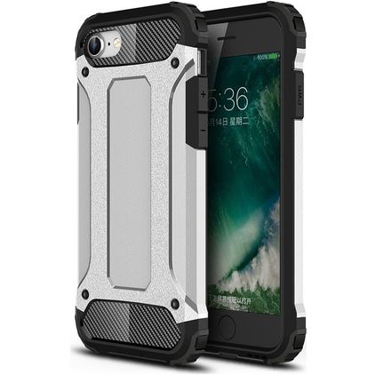 Mobigear Outdoor iPhone 7 Hard Case Back cover Shockproof - Silver