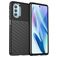 Mobigear Groove Motorola Moto G51 5G TPU flexible Carcasa - Negro