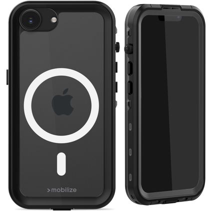 Mobilize Waterproof iPhone 16e Impermeabile MagSafe Hardcase Back cover - Nero
