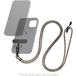 Mobilize Lanyard Universel justerbar mobilsnor - Brun / Blå