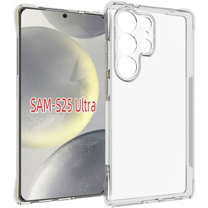 Mobigear Cushion Clear Samsung Galaxy S25 Ultra Elastyczne TPU Etui plecki - Przezroczysty