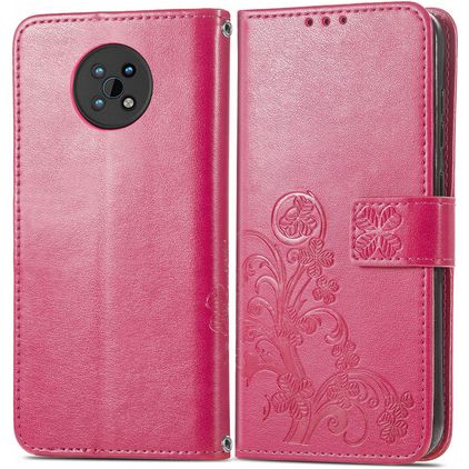 Mobigear Clover Nokia G50 Plånboksfodral med sedelfack - Rosa