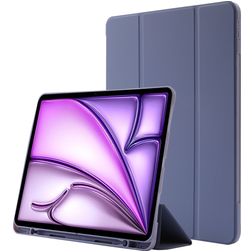 Mobigear Tri-Fold Gel iPad Air 13 pollici (2025) TPU / Poliuretano (PU) Cover a libro + Portapenna - Viola