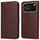 Mobigear Wallet iPhone 17 Pro Lompakkokotelo + Setelitasku - Ruskea
