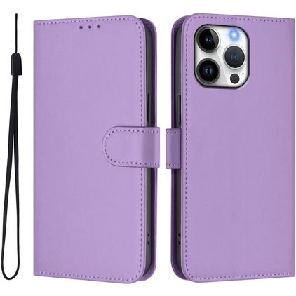 Mobigear Urban Wallet iPhone 16 Pro Max Cover a libro portafoglio - Viola