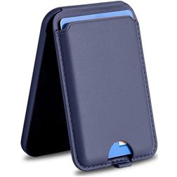 Mobigear Wallet Stand Kortholder - 3 kort - MagSafe-kompatibel - Blå