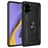Mobigear Armor Ring Samsung Galaxy A51 Hardcase Etui plecki Wstrząsoodporne z pierścieniem - Czarny