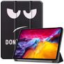 Mobigear Tri-Fold iPad Pro 11 pollici (2021) Cover a libro - Do Not Touch