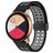 Mobigear Sport Plus Mag Silikone Smartwatch Urrem Magnetlås - 20 mm - Grøn / Grå