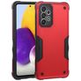Mobigear Non-slip Armor Samsung Galaxy A73 Hard Case Back cover Shockproof - Red