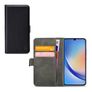 Mobilize Classic Gelly Wallet Samsung Galaxy A34 Lompakkokotelo + Setelitasku - Musta