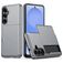 Mobigear Card Samsung Galaxy S26 Plus Hard Case Back cover Shockproof with Card Holder - Grey