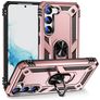 Mobigear Armor Ring Samsung Galaxy S23 Hard Case Back cover Shockproof with Ring Holder - Rose Gold