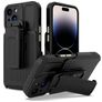 Mobigear Explorer iPhone 14 Pro Max Hard Case Back cover Shockproof with Stand - Black