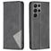 Mobigear Rhombus Slim Samsung Galaxy S23 Ultra Wallet case - Black
