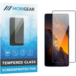 Mobigear Premium POCO F5 Tempered Glass Screen Protector - Case Friendly - Black