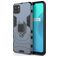 Mobigear Armor Ring Realme C11 (2020) Plástico rígido Capa traseira Antichoque com anel - Azul