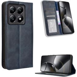 Mobigear Sensation Xiaomi 14T Lompakkokotelo + Setelitasku - Sininen