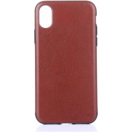 Mobigear Excellent iPhone XS Max Flexible TPU Back cover - Cognac