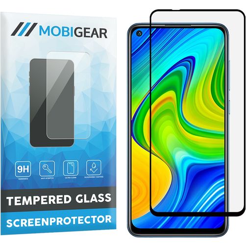 Mobigear Premium Xiaomi Redmi Note 9 Tvrzené sklo Ochrana displeje - kompatibilní s pouzdry - Černá