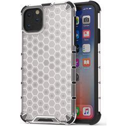 Mobigear Honeycomb Trasparente iPhone 11 Hardcase Back cover Antiurto - Trasparente