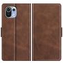 Mobigear Slim Magnet Xiaomi Mi 11 Lite Funda tipo libro Cartera - Marrón