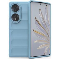 Mobigear Bumpy HONOR 70 Elastyczne TPU Etui plecki - Niebieski