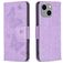 Mobigear Butterfly iPhone 15 Plus Etui z klapką typu portfel - Fioletowy