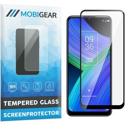 Mobigear Premium TCL 20 R 5G Tempered Glass Screen Protector - Case Friendly - Black