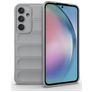 Mobigear Bumpy Samsung Galaxy A55 TPU flexível Capa traseira - Cinzento