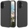Mobigear Rubber Touch iPhone 16 Silicone Capa traseira - Preto