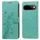 Mobigear Flowers Google Pixel 11 Wallet case - Green