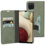 Mobiparts Classic Wallet Samsung Galaxy A12 Funda tipo libro Cartera - Stone Green