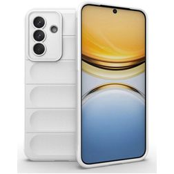 Mobigear Bumpy Samsung Galaxy A37 Flexibilní TPU Zadní kryt - Bílá