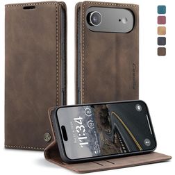 CaseMe 013 iPhone Air Etui z klapką typu portfel - Coffee